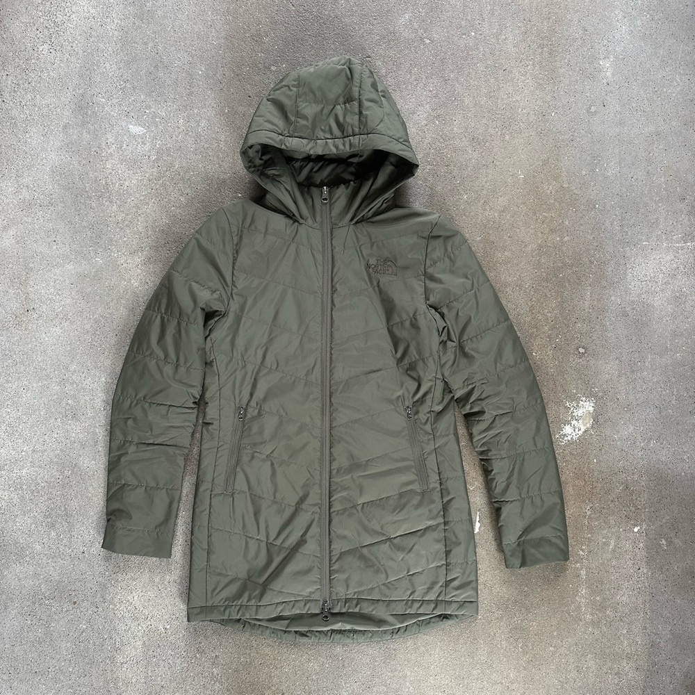 The North Face Tamburello Parka in New Taupe Green Size Small Women’s Puffer - Picture 5 of 10
